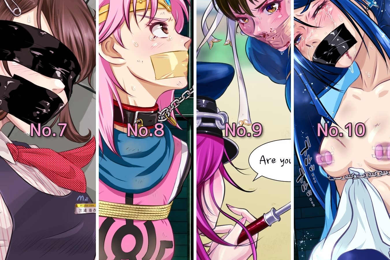【pixiv投稿200回記念】ブクマ数TOP10のCG集 サンプル4ページ目