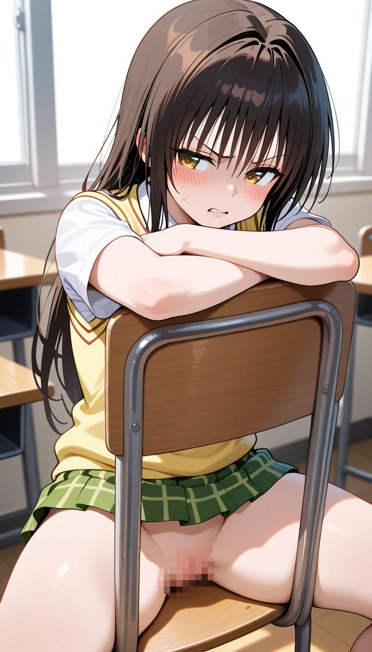 前の席のあの娘がすごいノーパンアピールしてくる古〇川＆西〇寺編 サンプル2ページ目