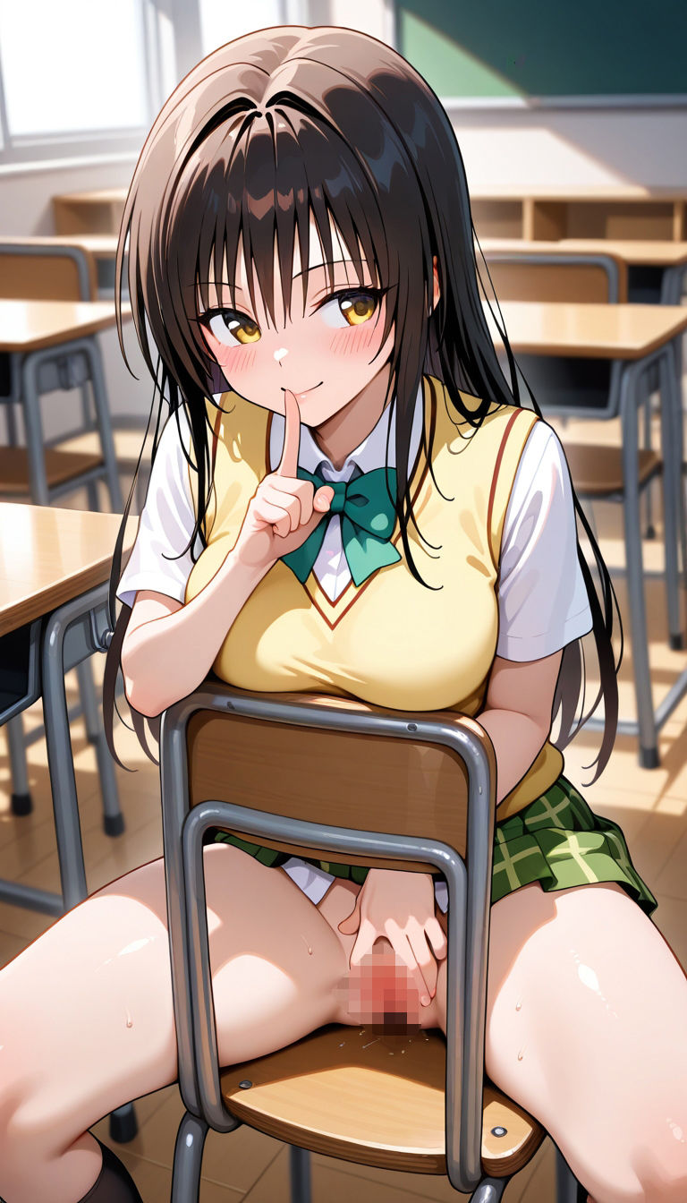 前の席のあの娘がすごいノーパンアピールしてくる古〇川＆西〇寺編 サンプル3ページ目