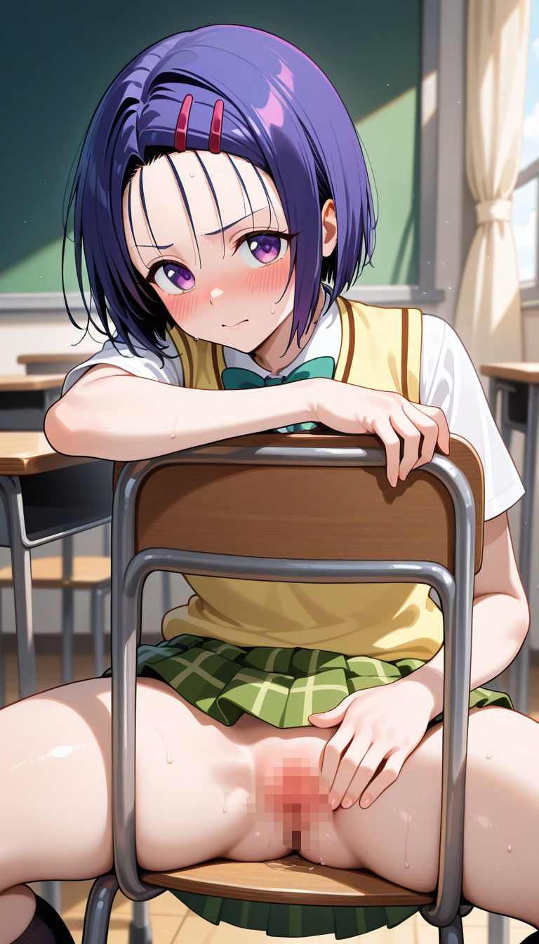 前の席のあの娘がすごいノーパンアピールしてくる古〇川＆西〇寺編 サンプル5ページ目