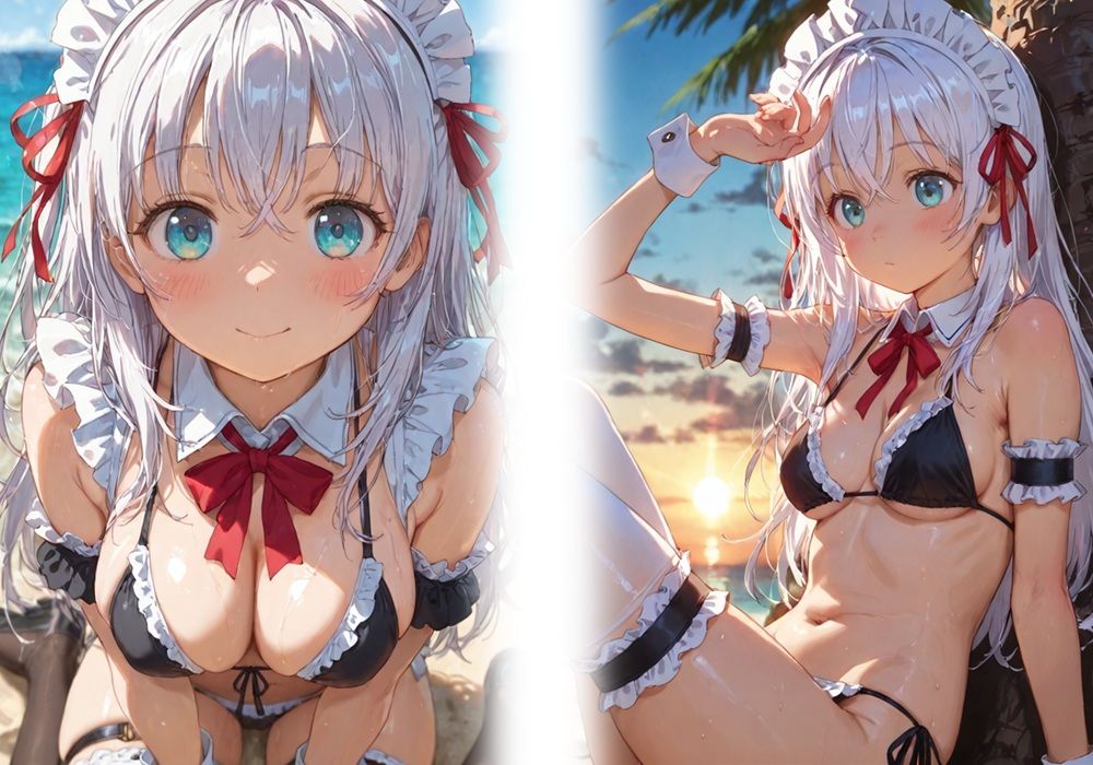 お胸がたわわな激カワメイドとイチャらぶドロドロ連続中出しエッチ サンプル2ページ目