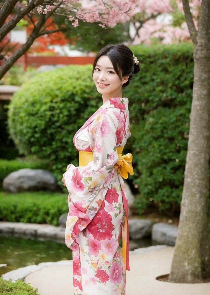 【美女名録】vol2.20  絢爛―振袖に咲く美―  150枚【AIグラビア写真集】 サンプル4ページ目