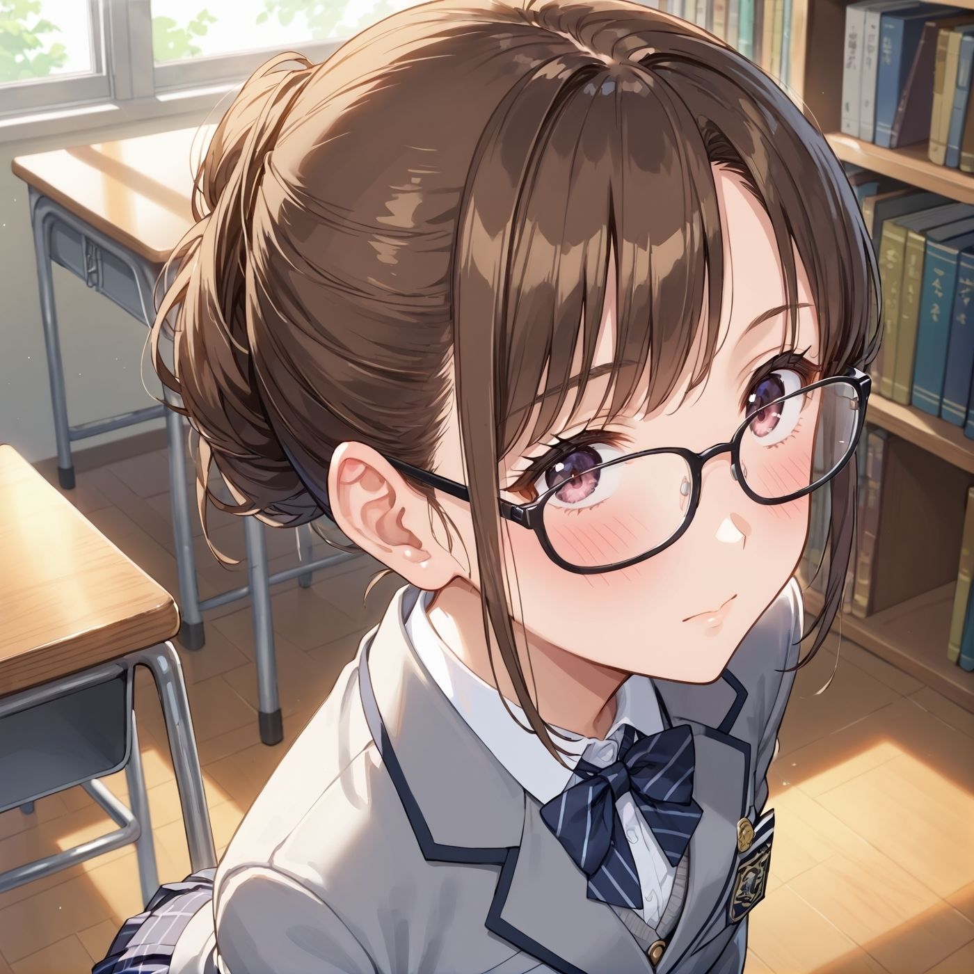 学園性活！図書委員と官能的な秘め事2【メガネ美少女の厳選CG207枚収録】 サンプル3ページ目