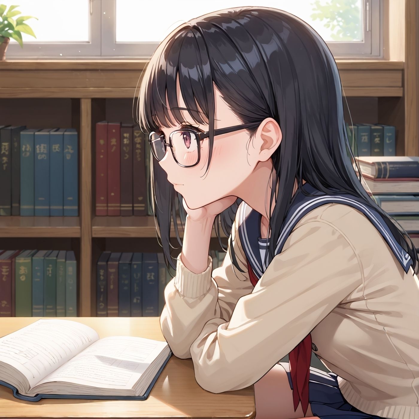 学園性活！図書委員と官能的な秘め事2【メガネ美少女の厳選CG207枚収録】 サンプル5ページ目
