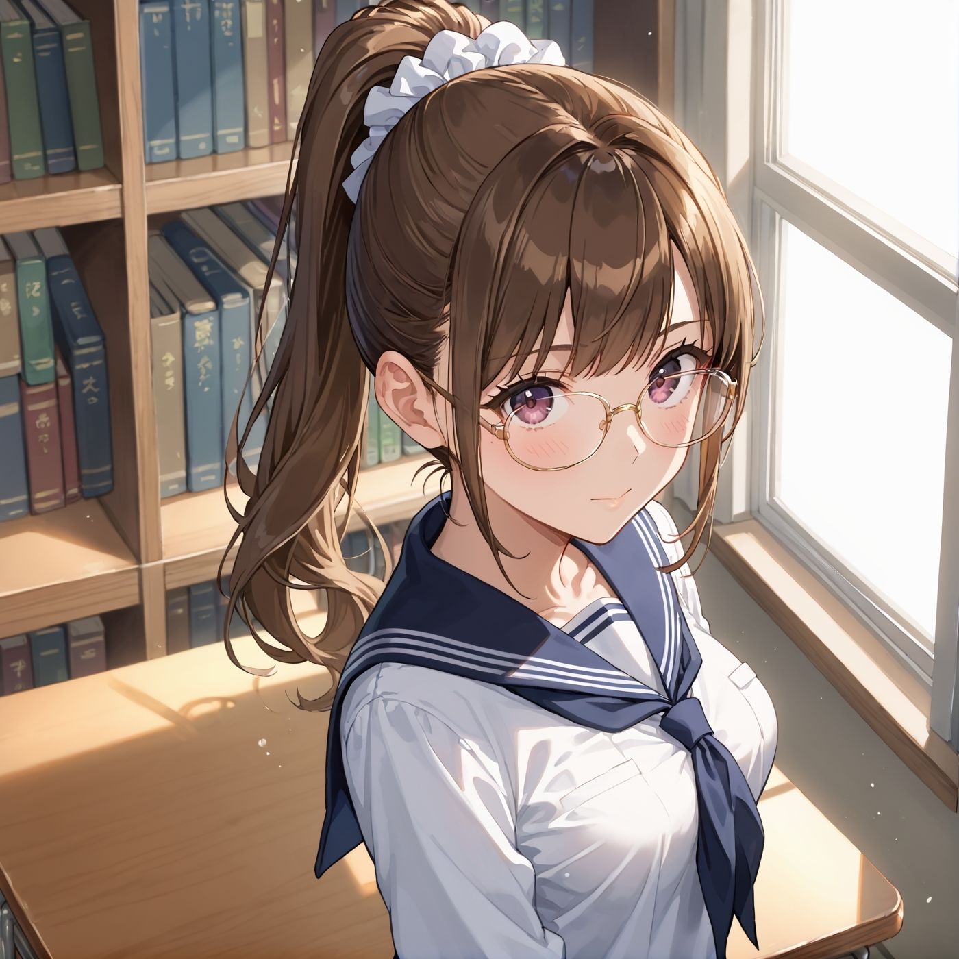 学園性活！図書委員と官能的な秘め事2【メガネ美少女の厳選CG207枚収録】 サンプル8ページ目