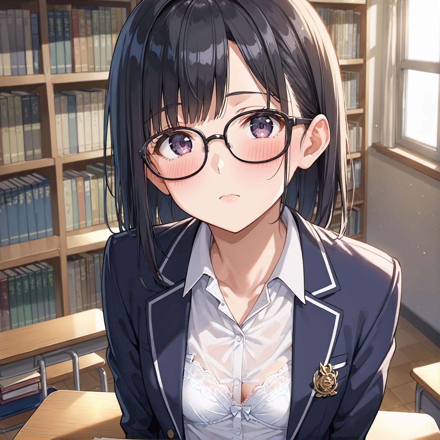 学園性活！図書委員と官能的な秘め事2【メガネ美少女の厳選CG207枚収録】 サンプル9ページ目