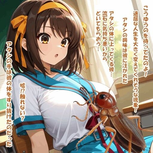 パイズリ生物の生態  パイズリバッタ 編 サンプル4ページ目