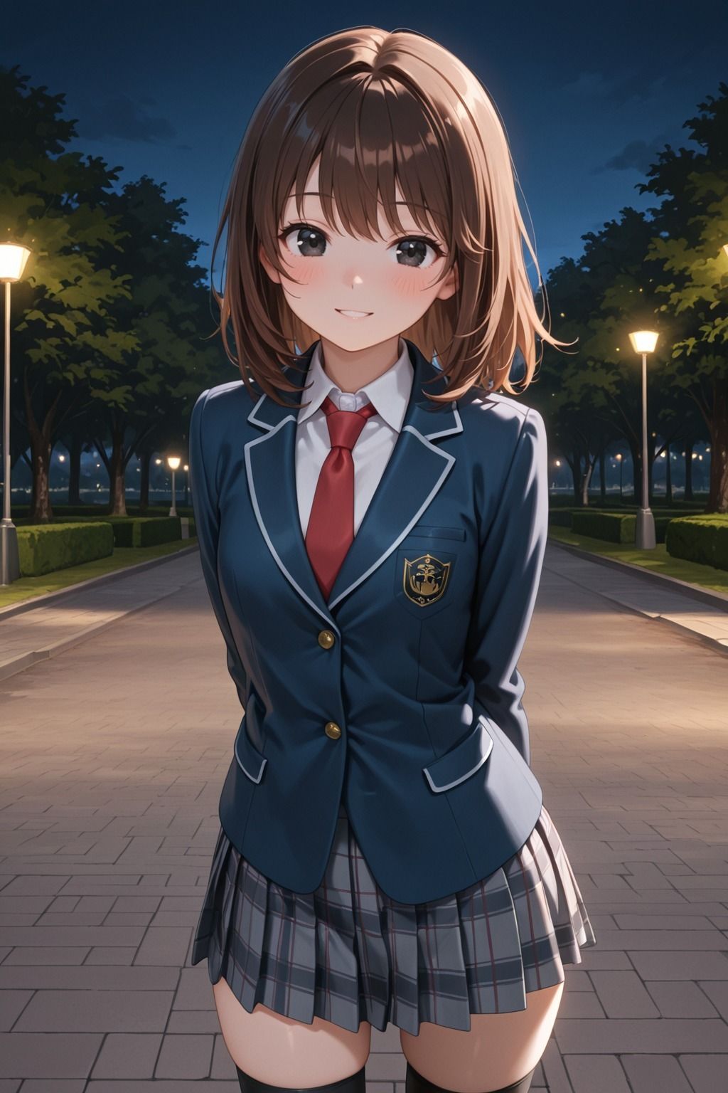 幼馴染JKと夜の公園で禁断生ハメ 〜月明かりの下で連続中出し〜 サンプル1ページ目