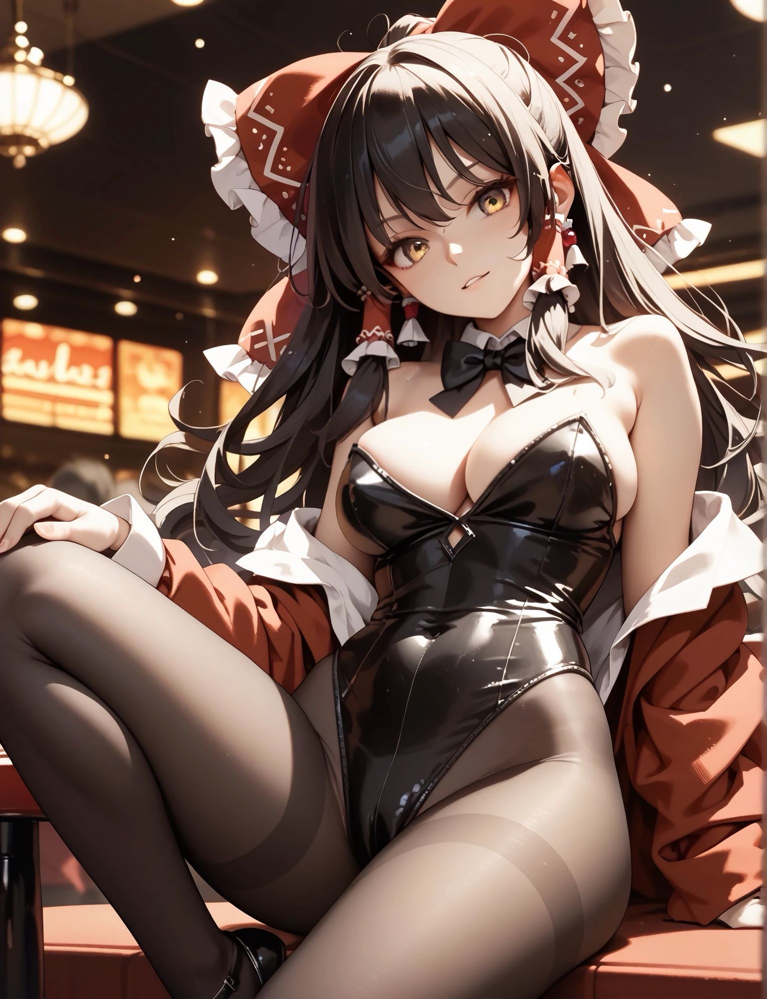 黒装霊夢 ―Leotard Edition― サンプル1ページ目