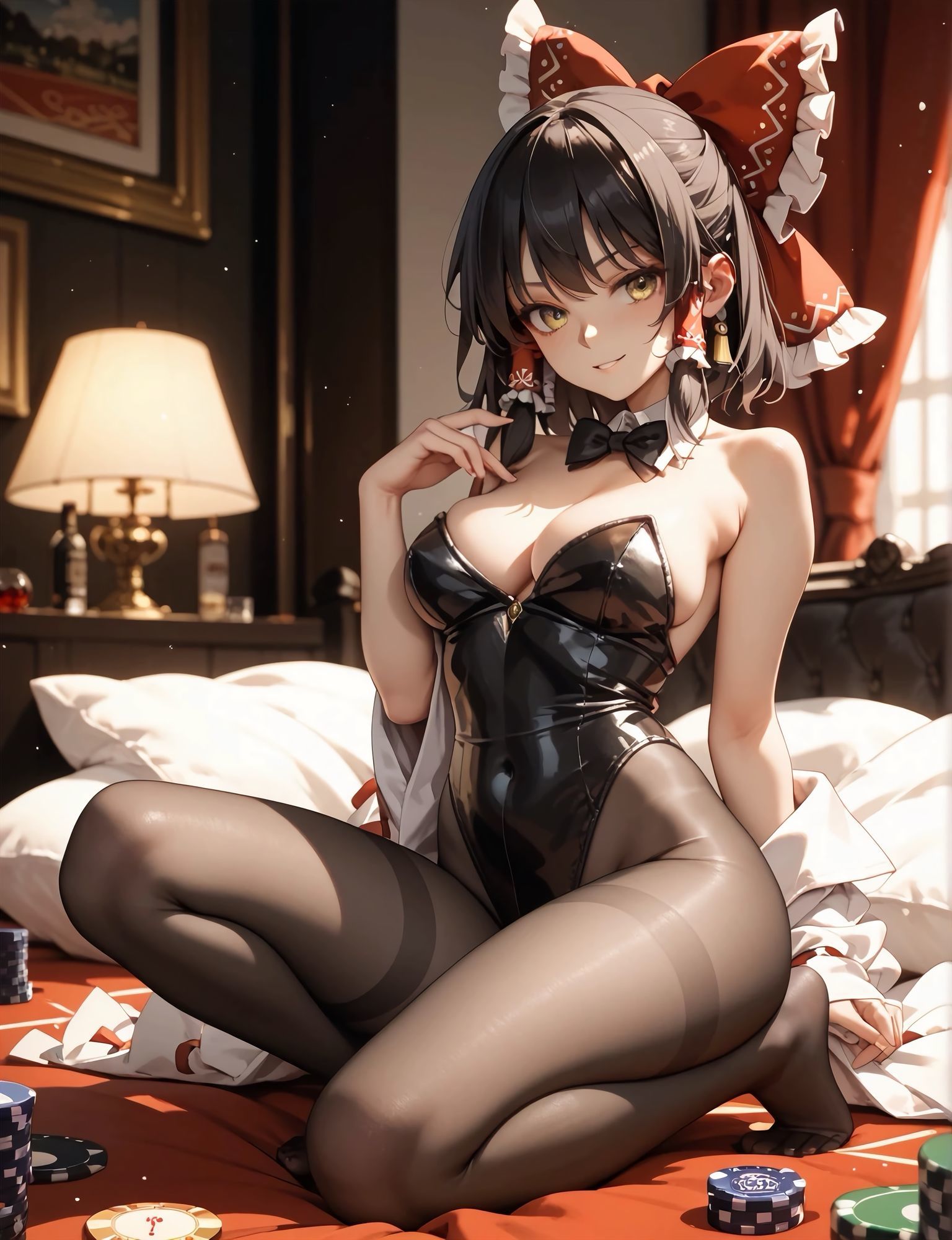 黒装霊夢 ―Leotard Edition― サンプル2ページ目