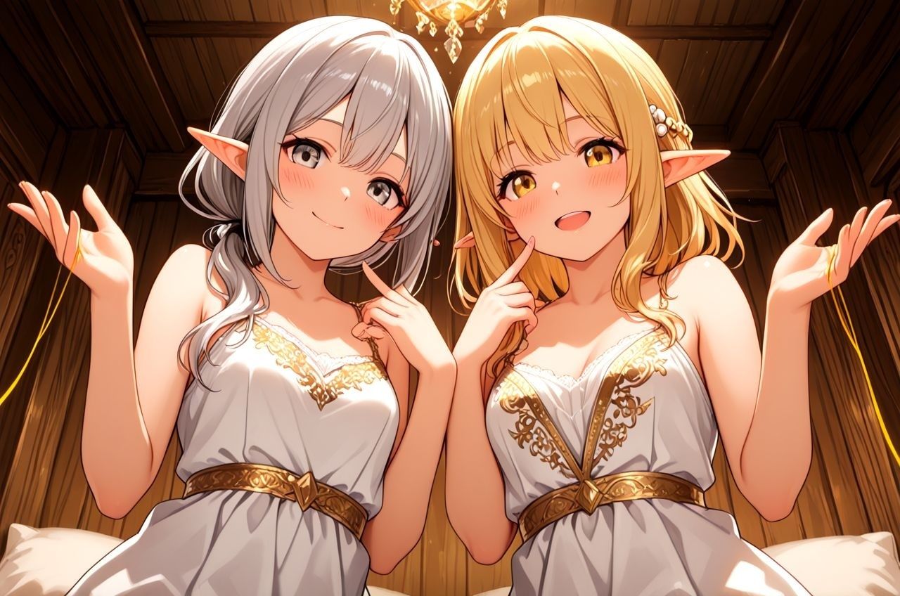 拾ったエルフがいつの間にか俺好みのエロ妻に成長していたお話〜懐かしさで魔法具を起動したら、えっちなノルマ1000に再突入！ また閉じ込められました〜 サンプル1ページ目