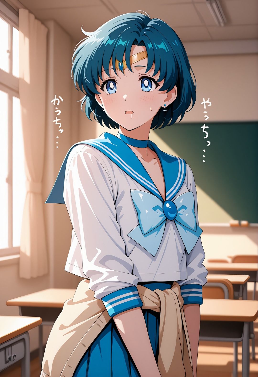 水野◯美の学校凌●日記 〜夜の自室で悶えるインテリ少女〜 サンプル5ページ目