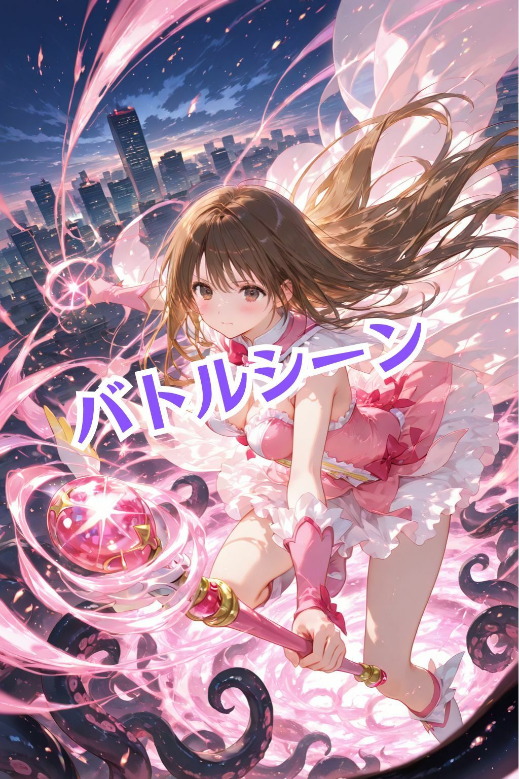 魔法戦士えりな＆せりか vol.0 闇に潜む魔物 編 サンプル2ページ目