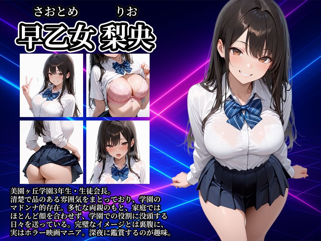 女子校生性指導コレクション-早乙女梨央 修学旅行編- 学園の影に潜む禁断の性指導 サンプル2ページ目