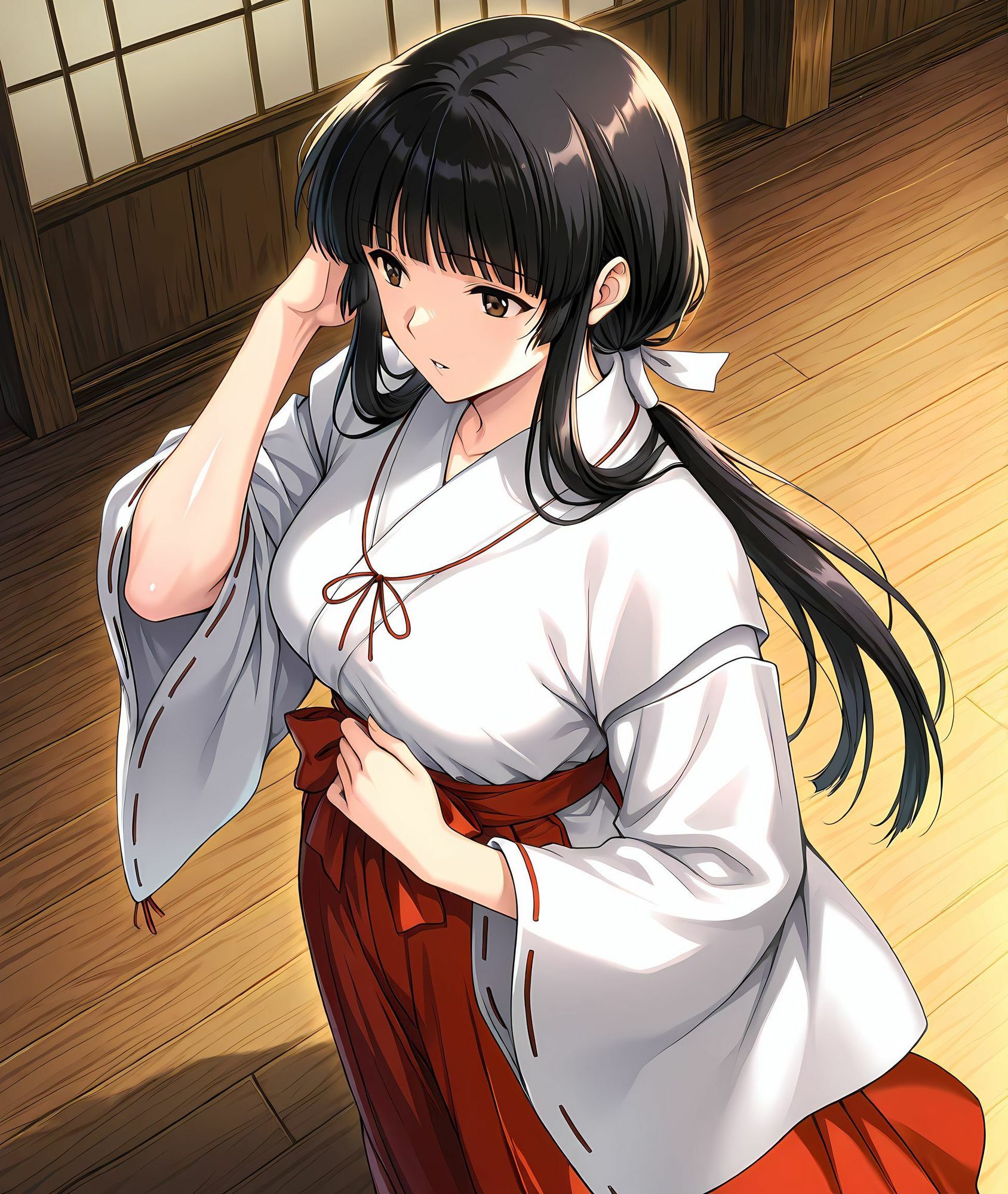 巫女洗脳丸呑み悪堕ち〜淫魔化ドスケベ搾精〜 サンプル2ページ目