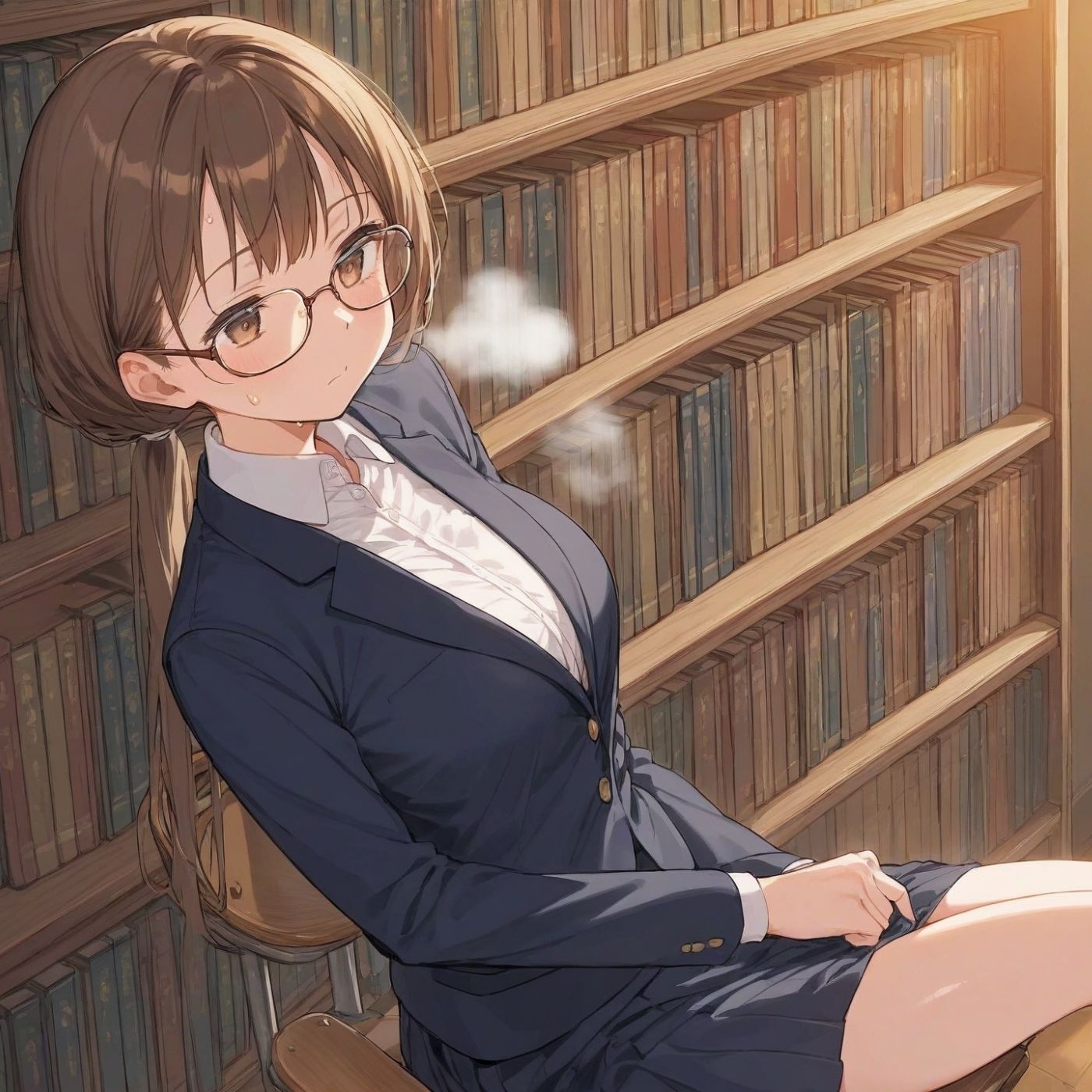 学園性活！図書委員と官能的な秘め事3【メガネ美少女の厳選CG350枚収録】 サンプル3ページ目