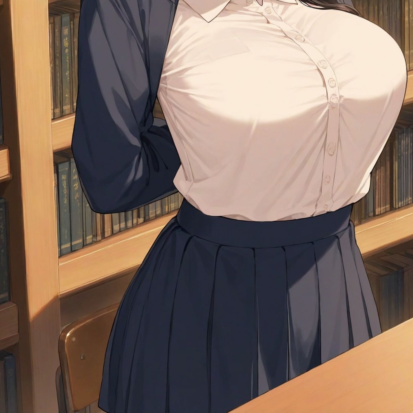 学園性活！図書委員と官能的な秘め事3【メガネ美少女の厳選CG350枚収録】 サンプル4ページ目
