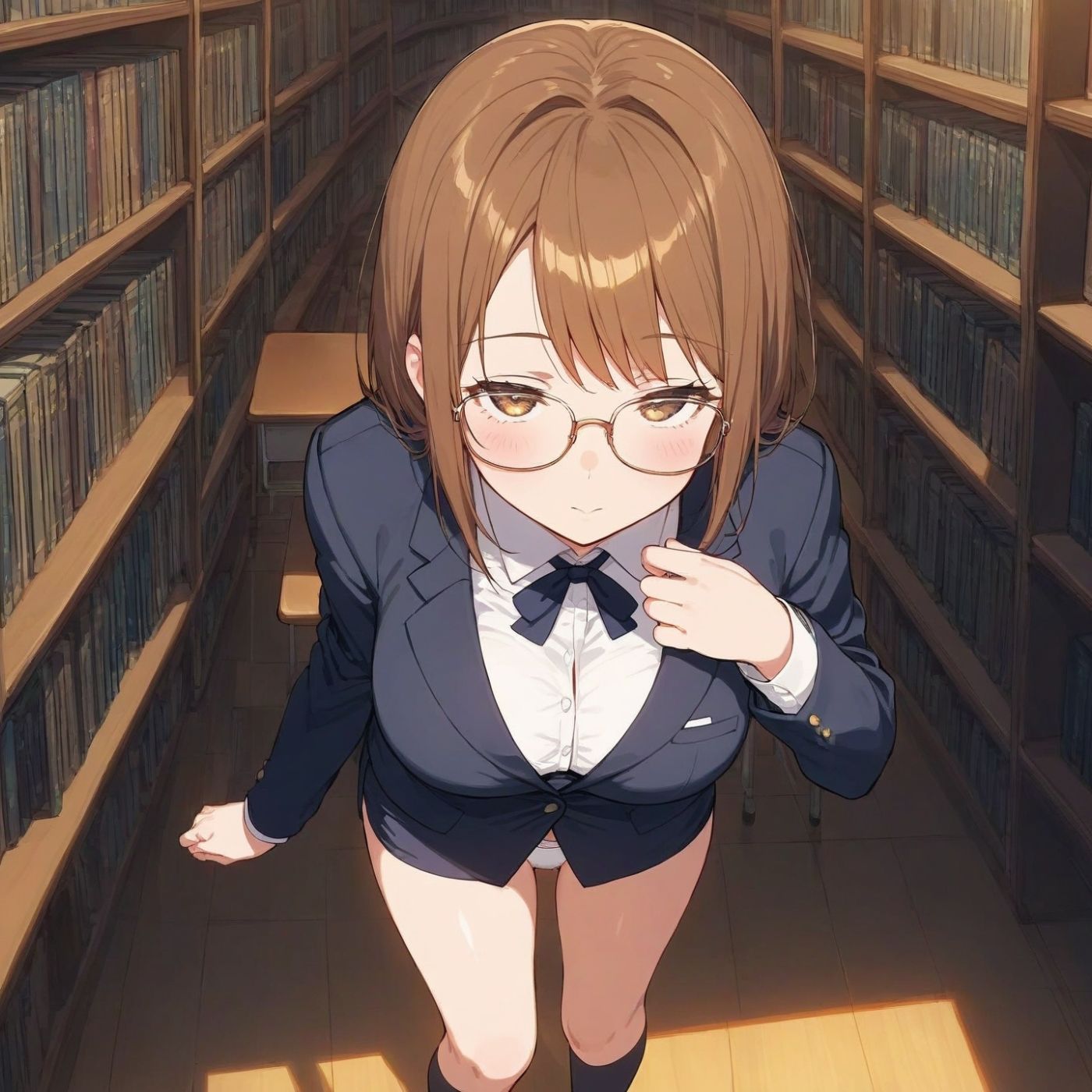 学園性活！図書委員と官能的な秘め事3【メガネ美少女の厳選CG350枚収録】 サンプル9ページ目