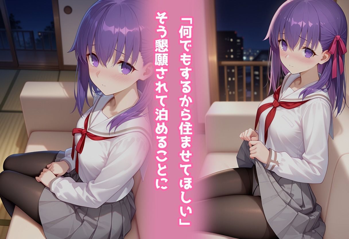 民泊トラブル！？…美少女と突然の強●ルームシェア性活 〜間●桜編〜 サンプル2ページ目