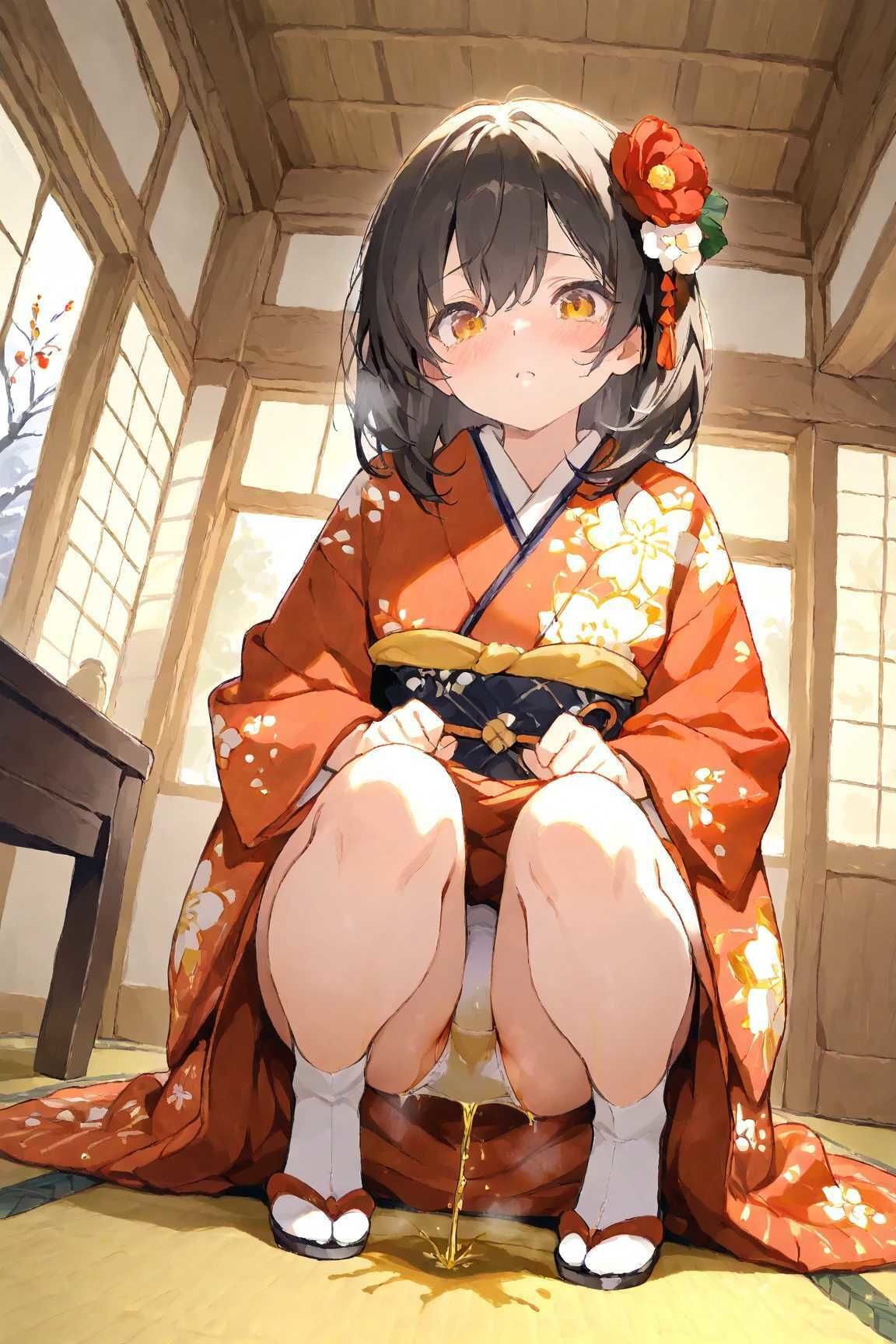 そわそわティータイム『お正月・冬味・おもらしコレクション 2026年01月』 サンプル1ページ目