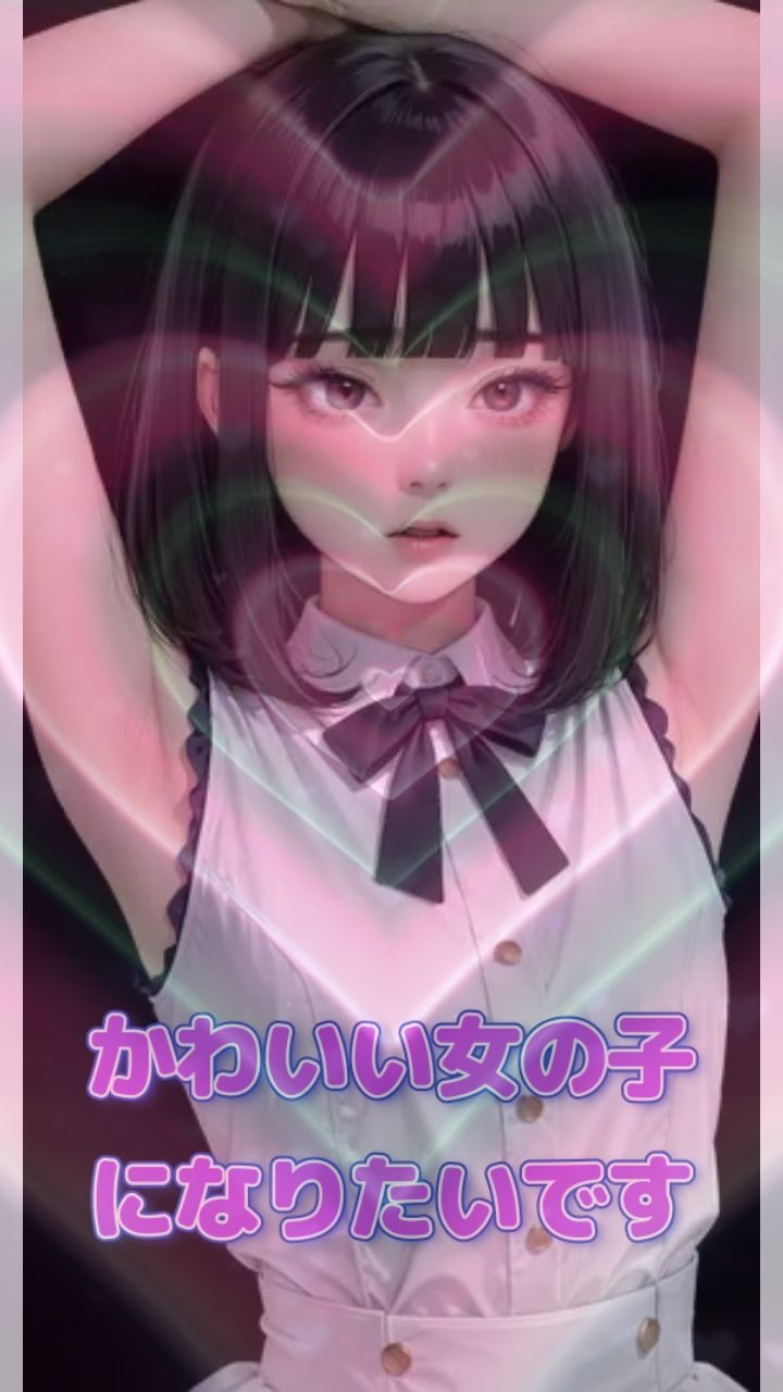 【シッシーヒプノ動画】女装願望解放◆視線で感じちゃう◆可愛い女の子に変身して男の人に見抜きされたい人のためのサブリミナル動画 サンプル1ページ目