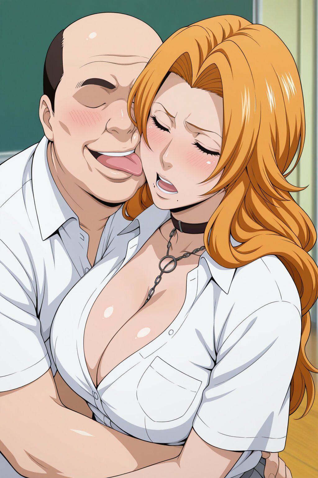 松●乱菊 キモおじ教師が強●性指導 サンプル3ページ目
