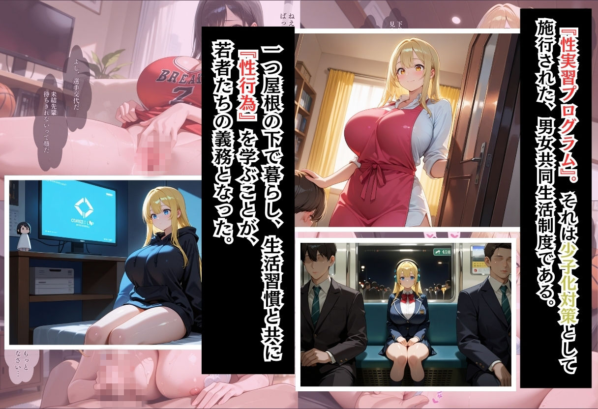 性実習プログラムーセックスが義務教育になった話〜バスケ部美女の連続中出しシュート編〜 サンプル1ページ目