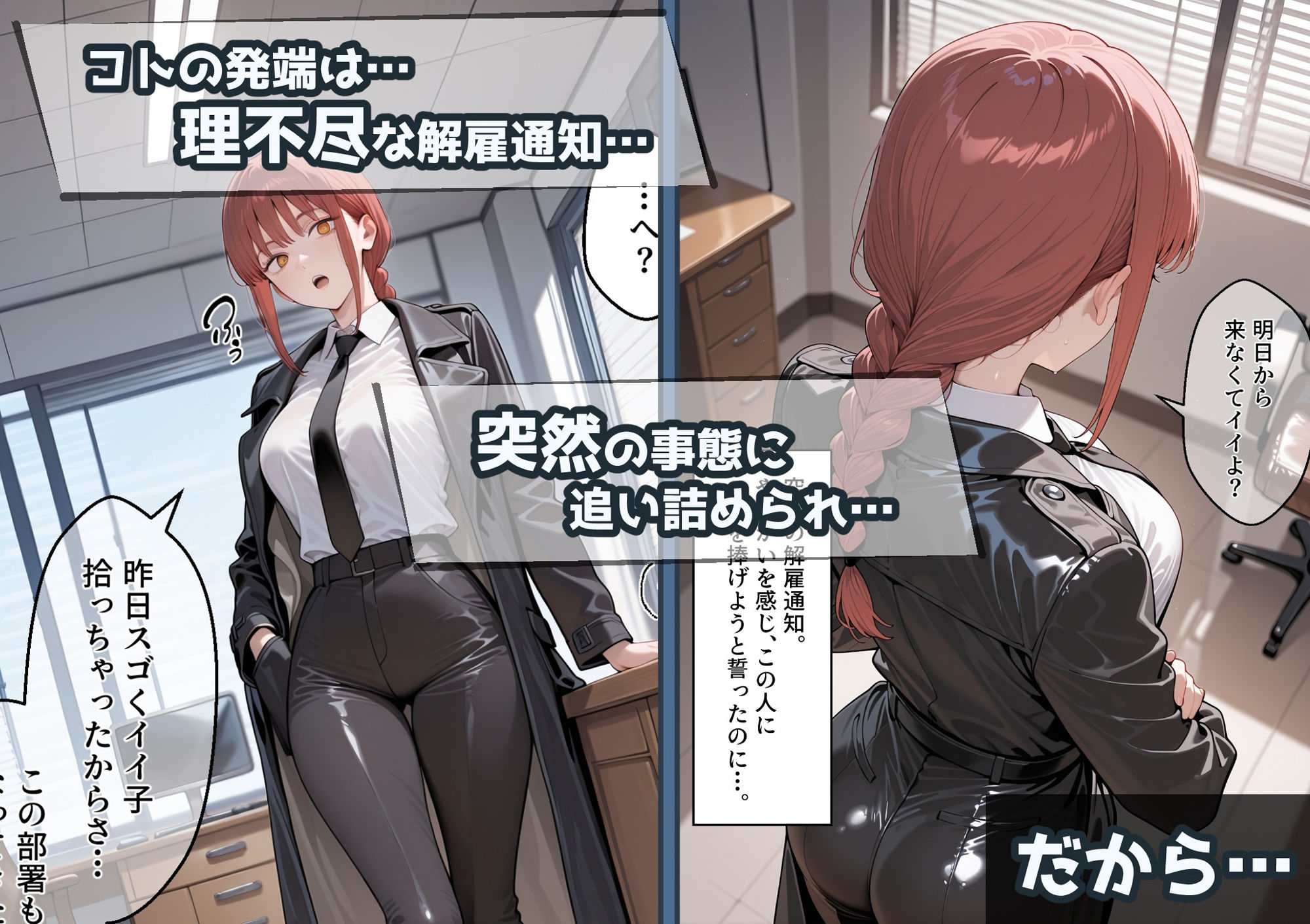 冴えないおじをザマァwしたら 拉致られてメス奴●にされました 【チェ〇ソーマン マキマ編】 サンプル2ページ目