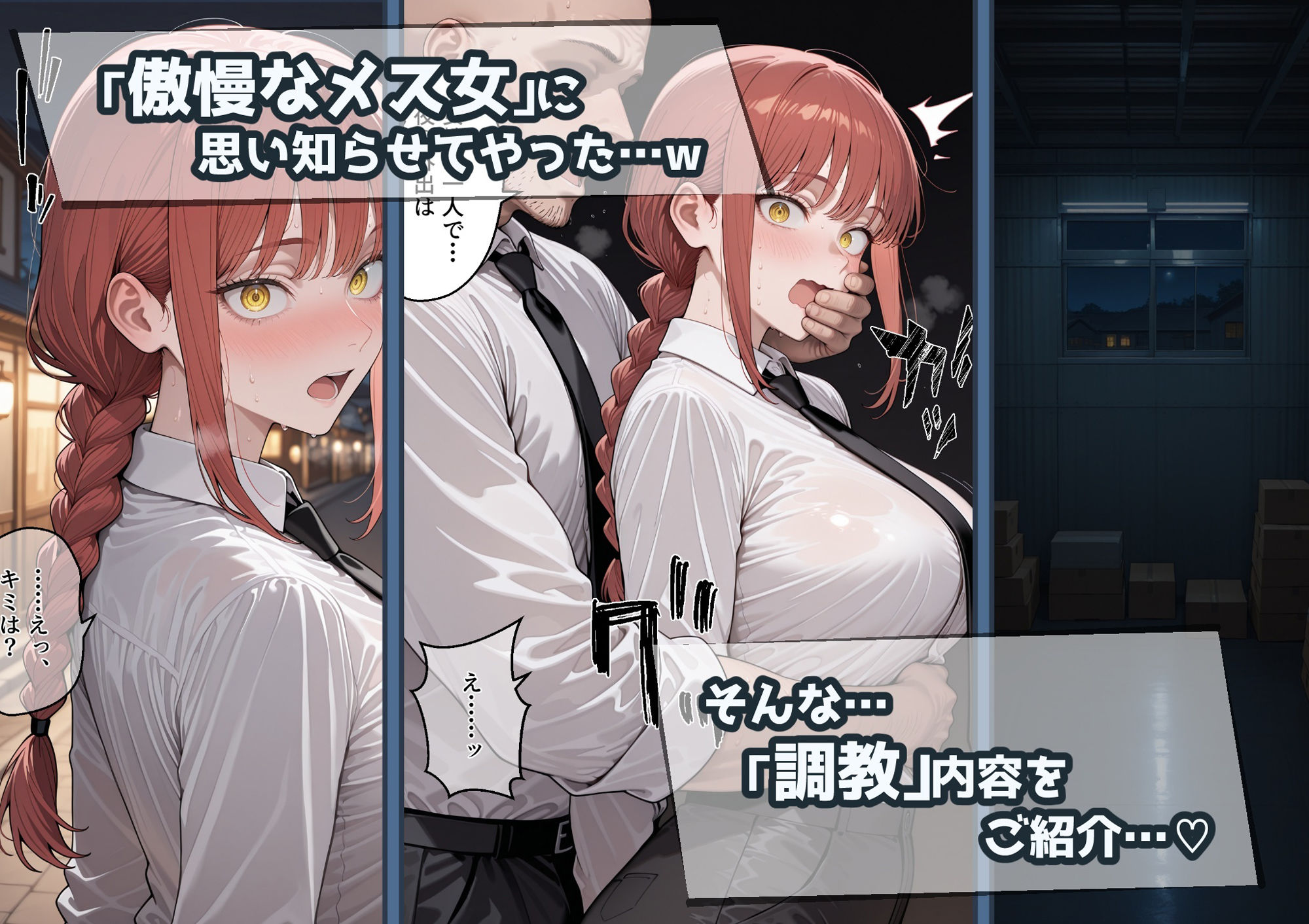冴えないおじをザマァwしたら 拉致られてメス奴●にされました 【チェ〇ソーマン マキマ編】 サンプル3ページ目