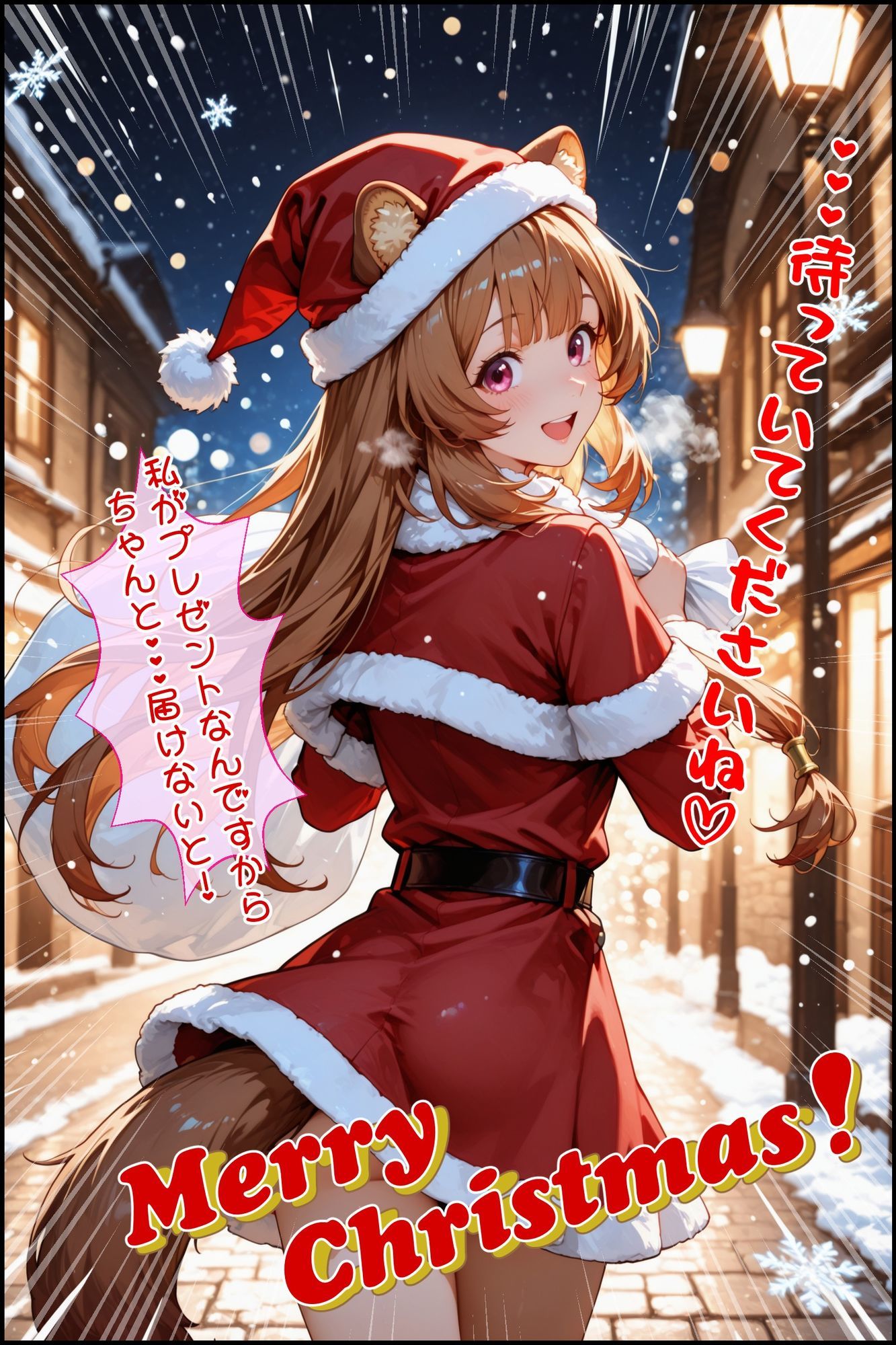 私がプレゼントです ラフタリアのクリスマス特別エッチ！ サンプル1ページ目