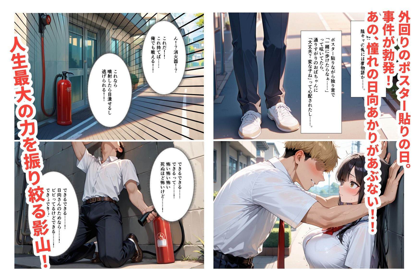 才色兼備な委員長が  陰キャな俺にメス堕ちした話 サンプル3ページ目