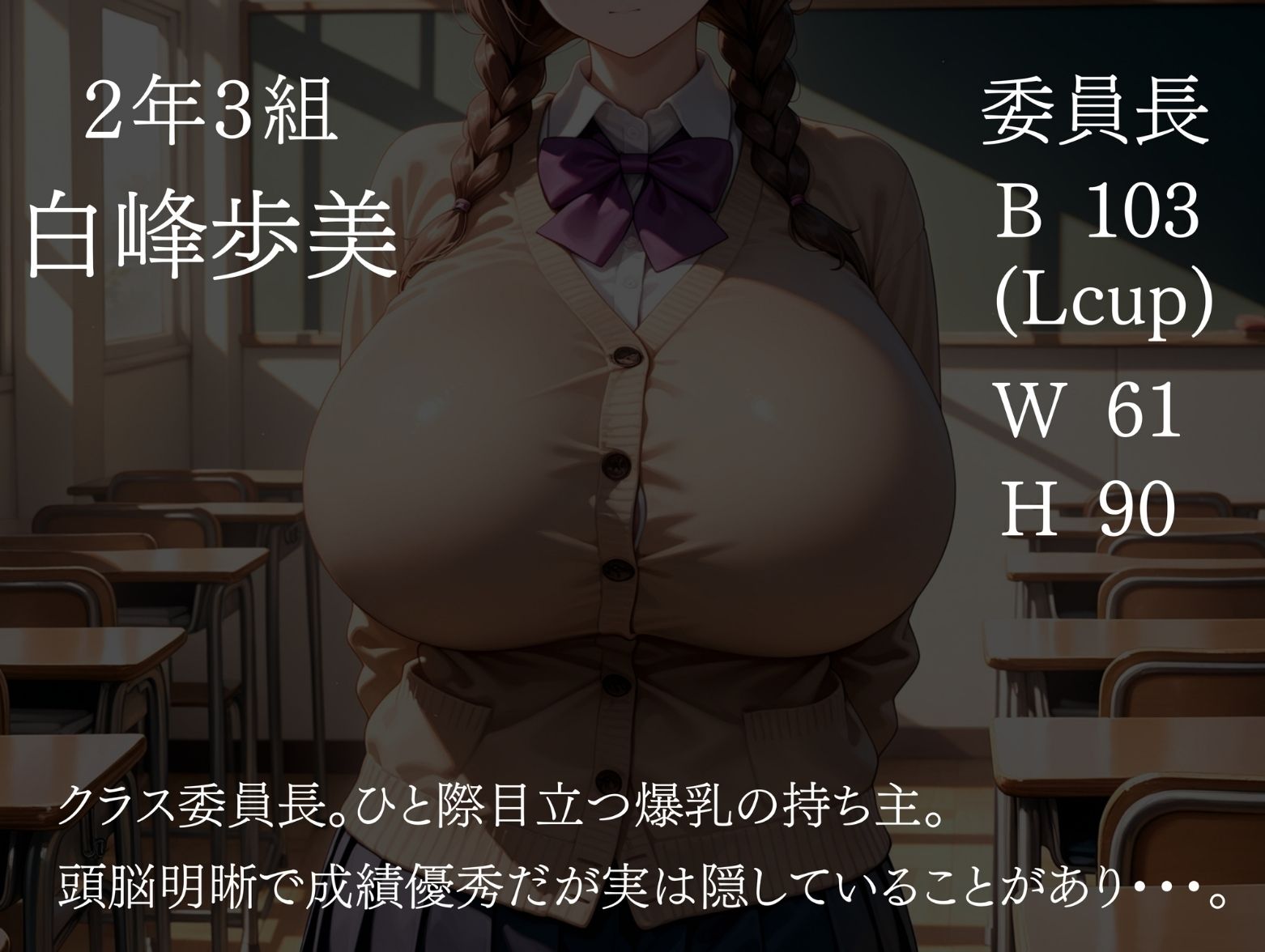 裏バイトがバレて担任に肉便器にされる爆〇委員長 サンプル1ページ目