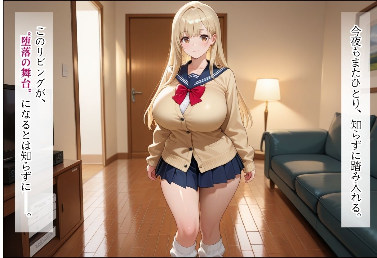 売名目的で応募したムチムチ女子が裏配信で中出しセックスする話〜金髪の女子校生編〜 サンプル5ページ目
