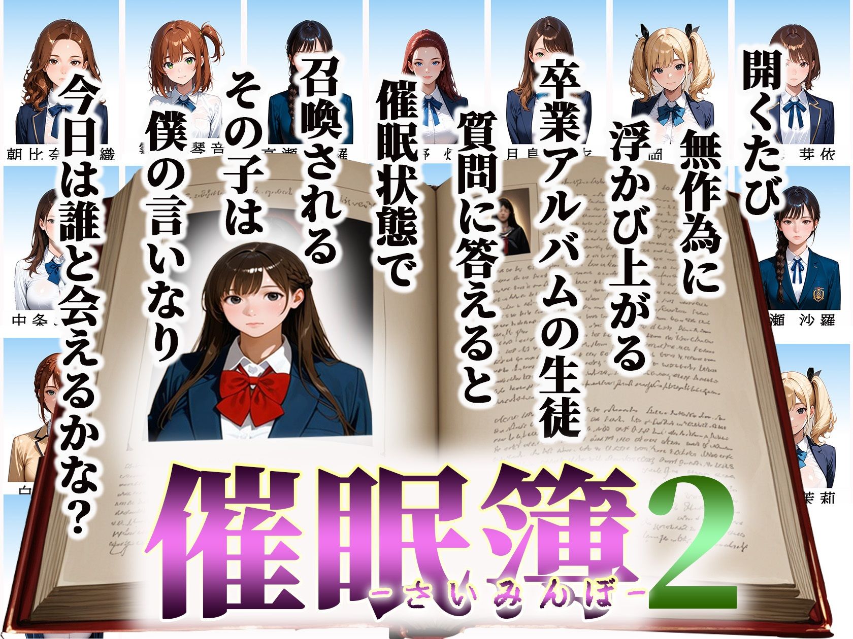 催●簿2  卒業アルバムはオナホリスト そのページに載った少女は僕の支配下 サンプル1ページ目