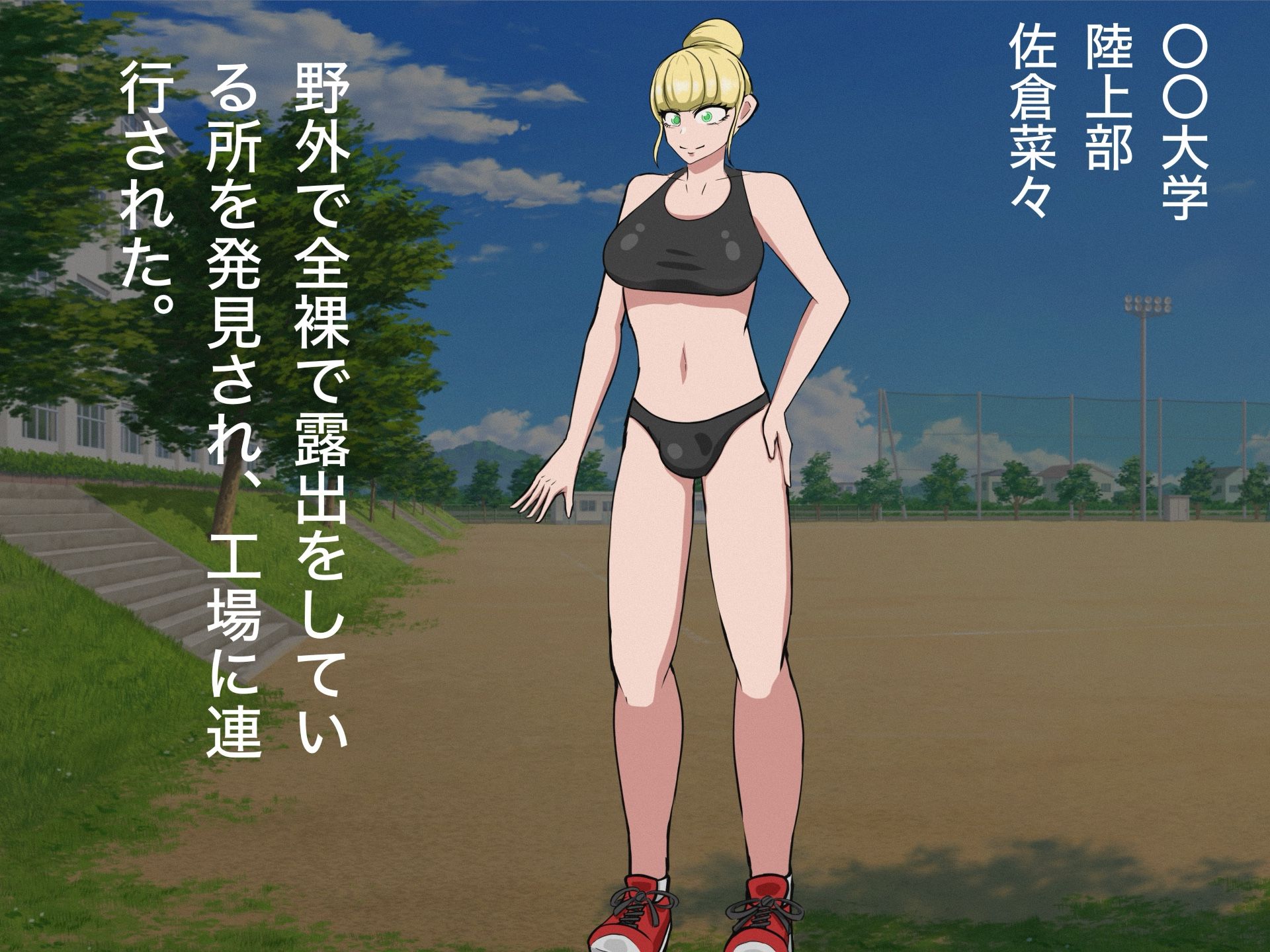 逮捕されたふたなり娘がひたすらおちんぽミルクを搾精される話 サンプル4ページ目