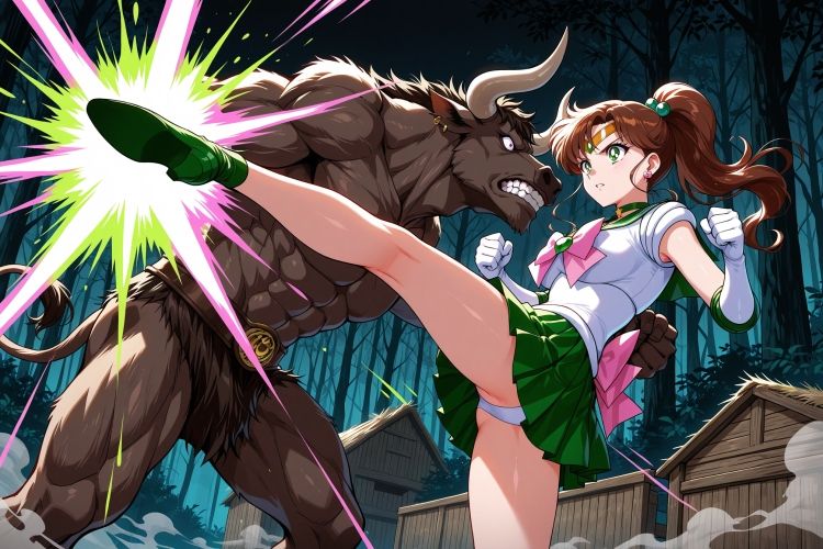 木星戦士の牛堕ち サンプル2ページ目