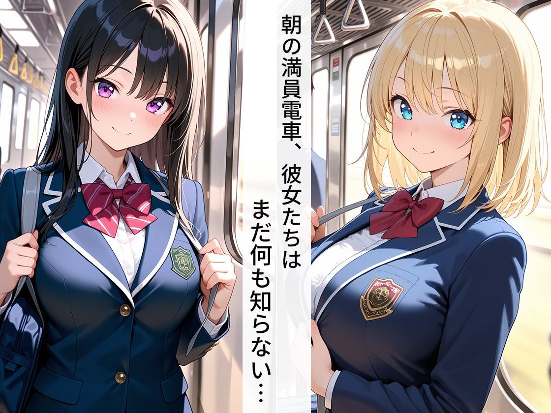 女子校生肉便器〜電車レ●プ編〜 サンプル1ページ目