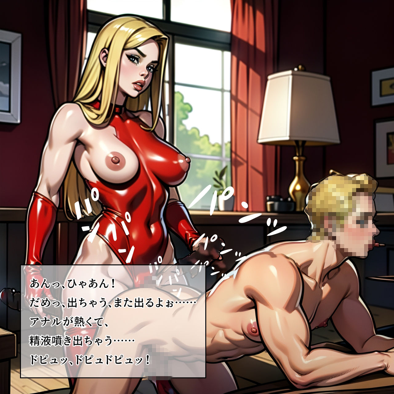 未来からタイムトラベルしてきた ムチムチボンテージ姿のお姉さんに 強●的に連続射精させられ マゾ調教の快楽地獄に堕ちた僕 -絶頂の未来へ連れ去られ 毎日フェラと騎乗位で 精液を搾り取られる快楽の日々- サンプル10ページ目