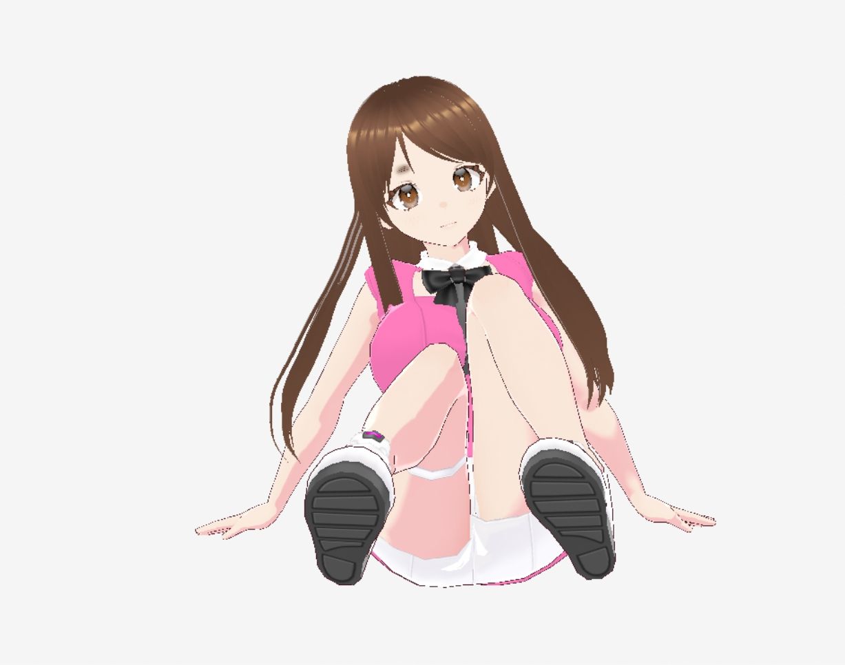 ピンクの洋服の美女が色々なポーズをとっている（セリフなし  3DCGモデル  イラスト集） サンプル6ページ目