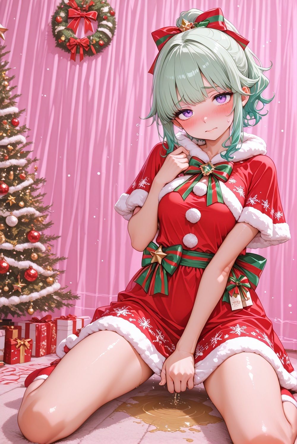 おもらしクリスマス サンプル5ページ目