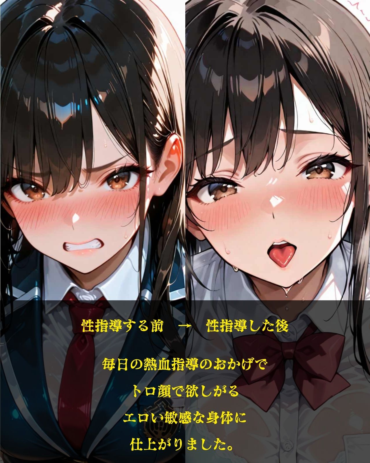 女子校生  メス堕ち  放課後の汗だく性指導 サンプル7ページ目