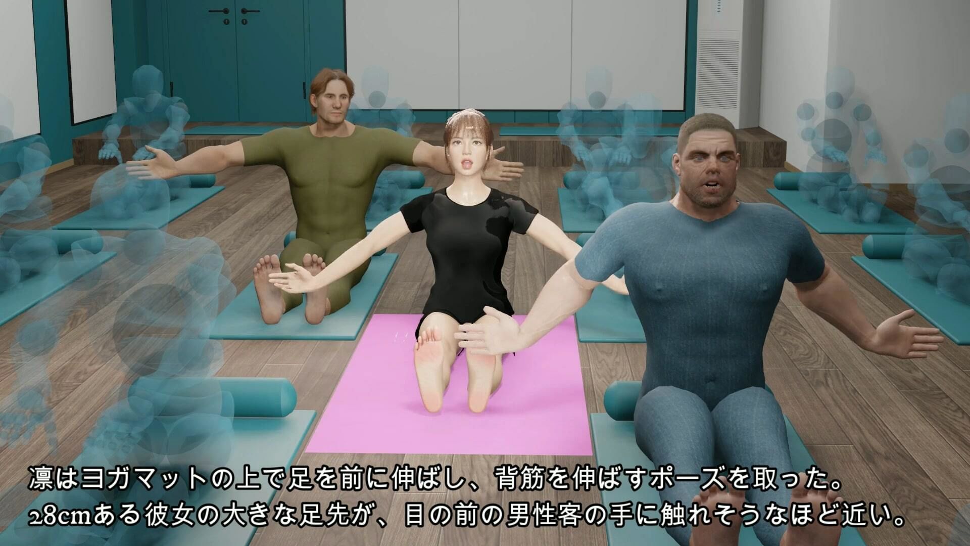 ヨガ講師の受難 サンプル1ページ目