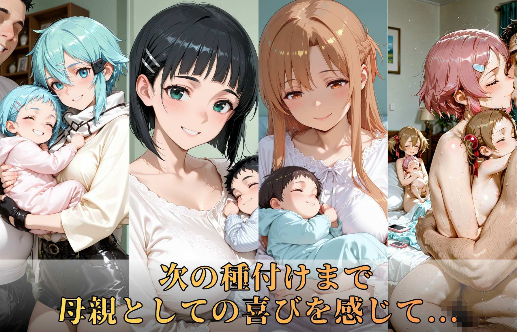 SAOヒロインの孕み袋物語 サンプル8ページ目