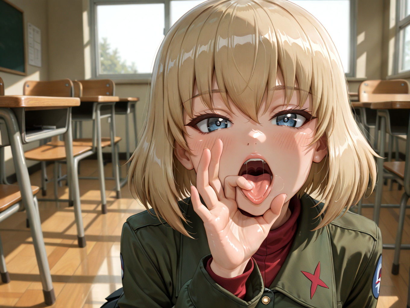 しのるのCG集「ガールズ＆パンツァー＃A1」 サンプル6ページ目