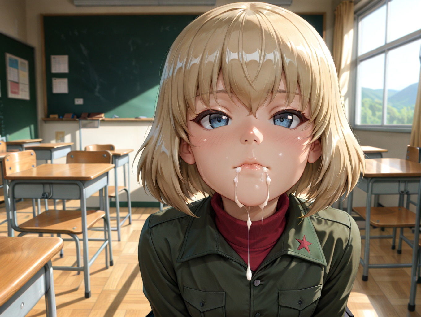 しのるのCG集「ガールズ＆パンツァー＃A1」 サンプル7ページ目