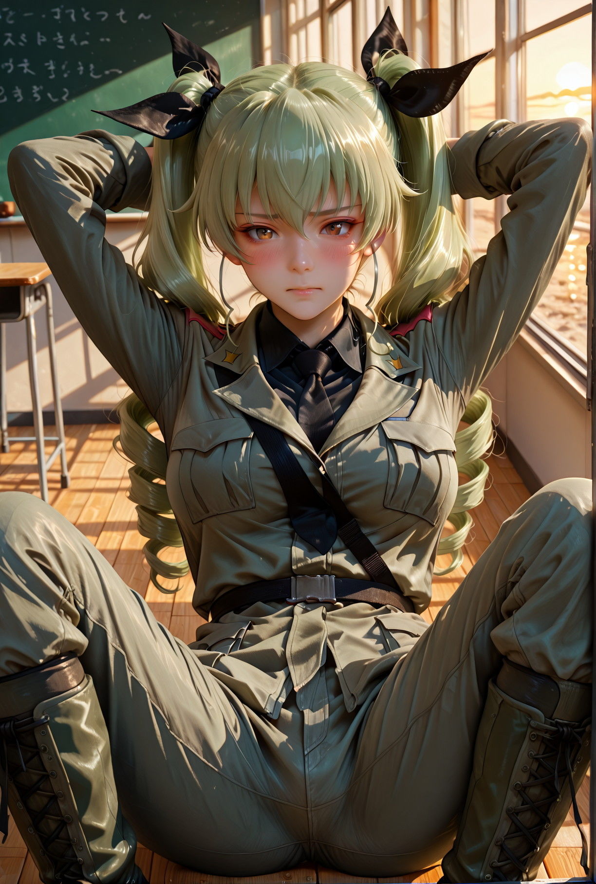 しのるのCG集「ガールズ＆パンツァー＃A1」 サンプル8ページ目