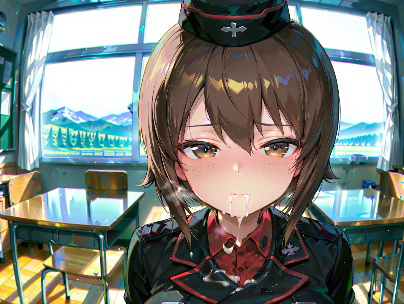 しのるのCG集「ガールズ＆パンツァー＃A2」 サンプル3ページ目