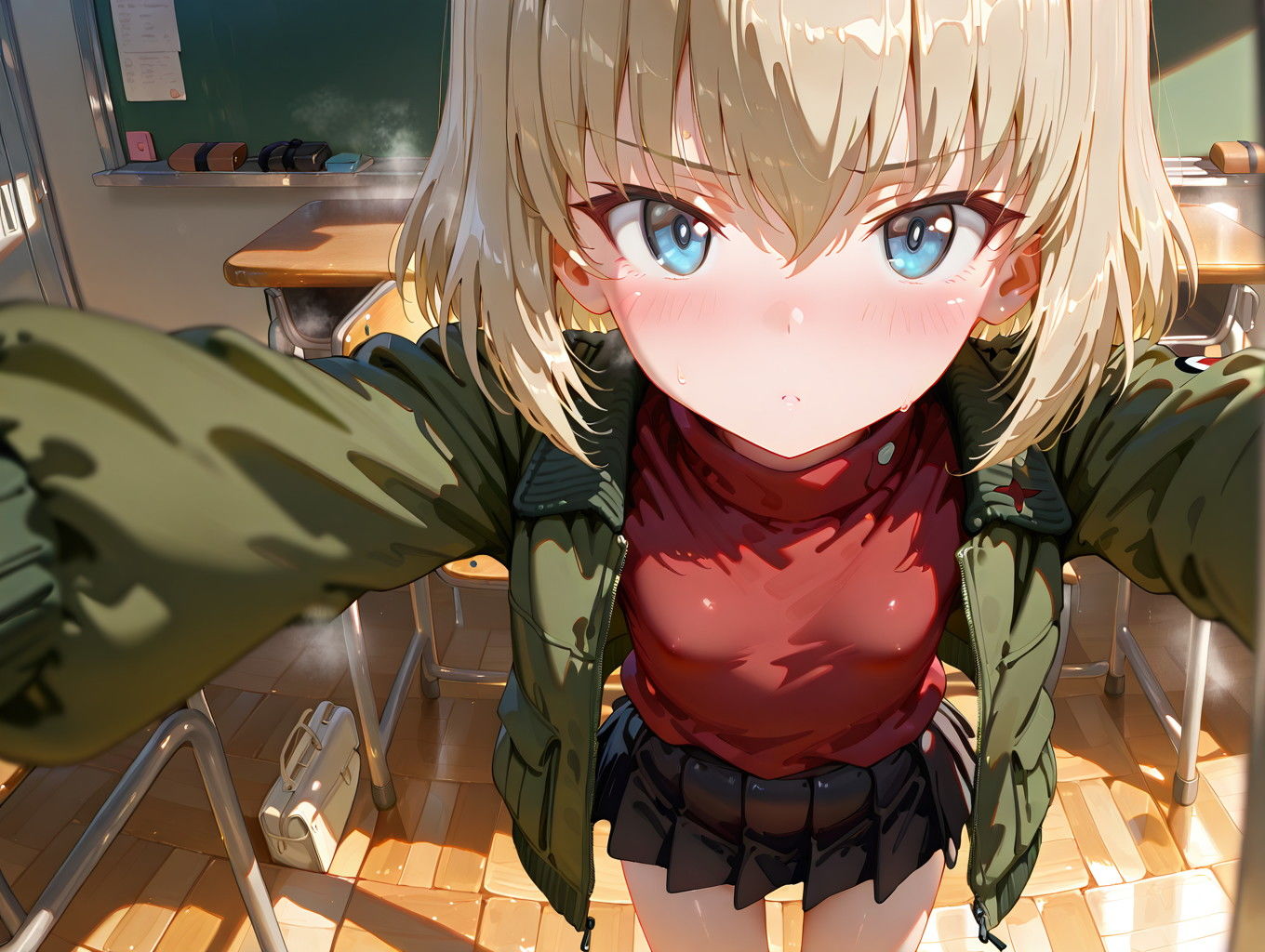 しのるのCG集「ガールズ＆パンツァー＃A2」 サンプル4ページ目