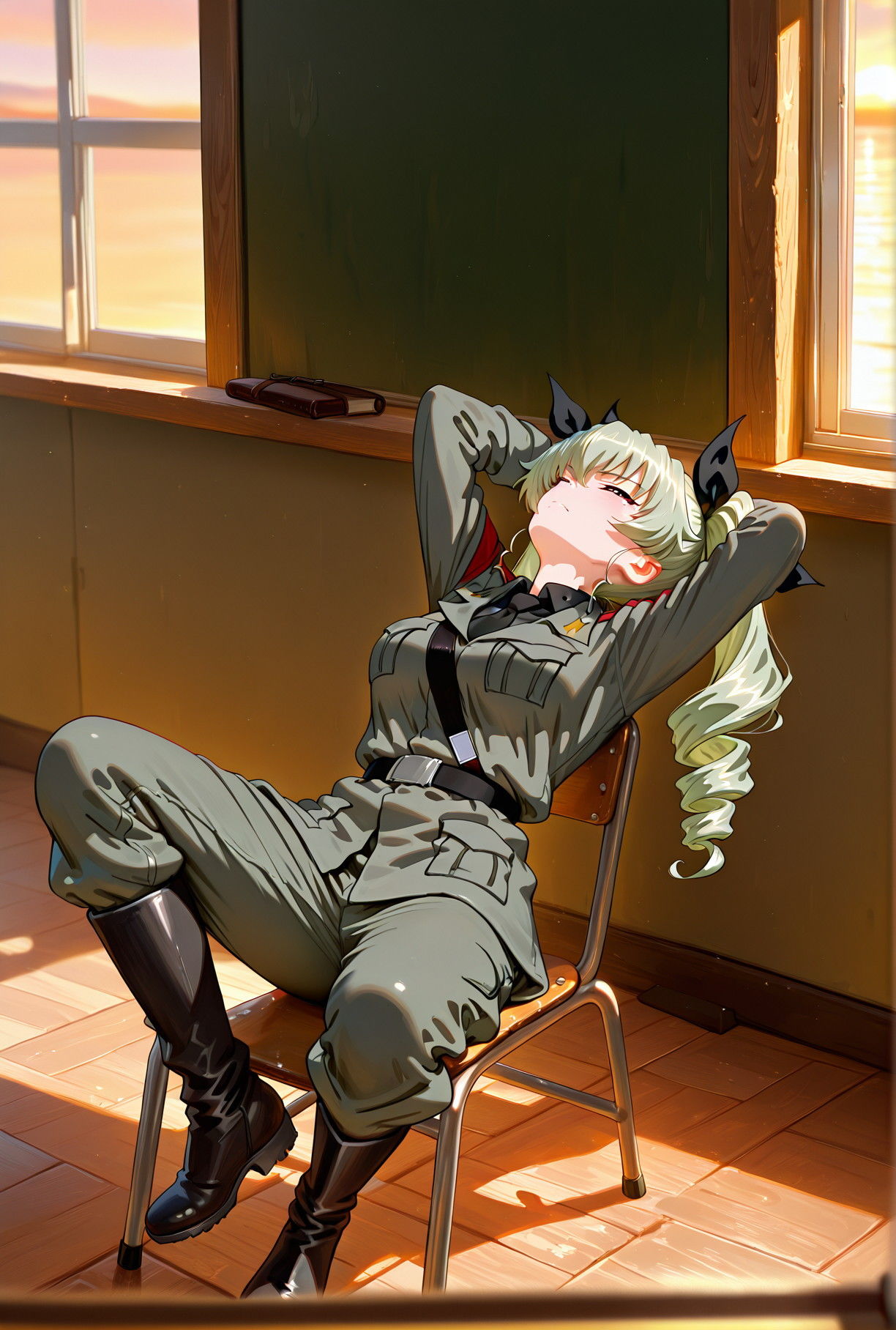 しのるのCG集「ガールズ＆パンツァー＃A2」 サンプル9ページ目