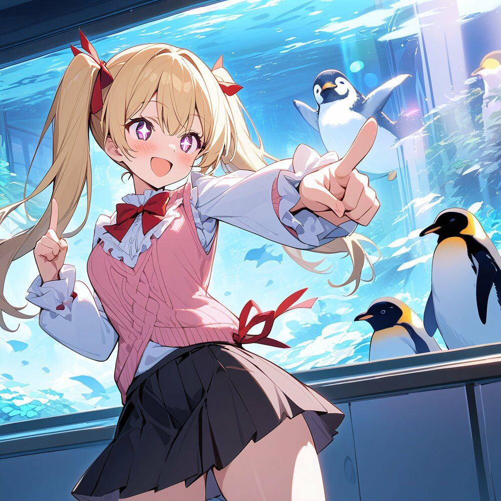 甘えんぼ彼女・莉愛 -水族館デート日記- サンプル4ページ目